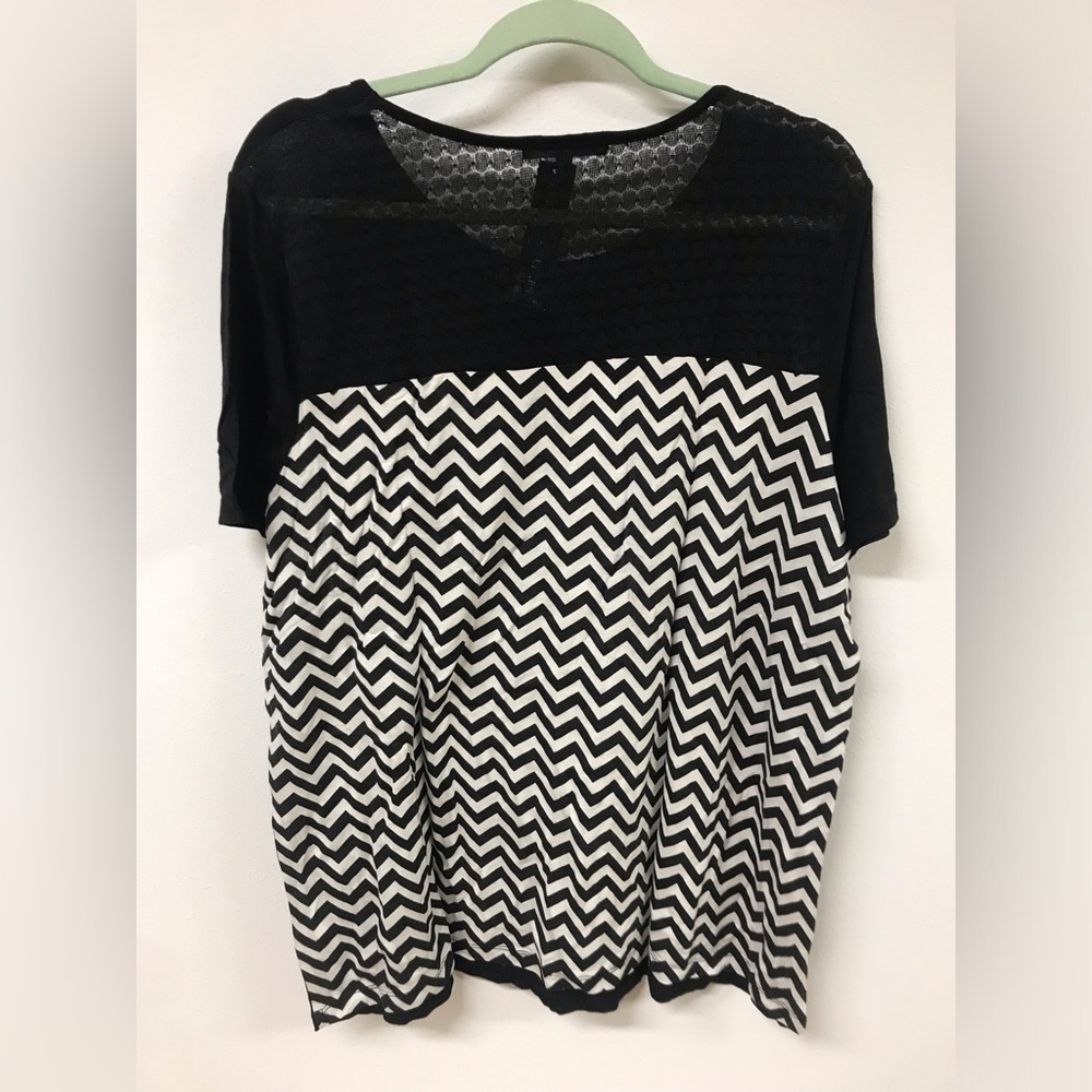 Plus Size Women Short Sleeve Snowflakes Casual Blouse Tee T Shirt Top Black - Picture 2 of 3